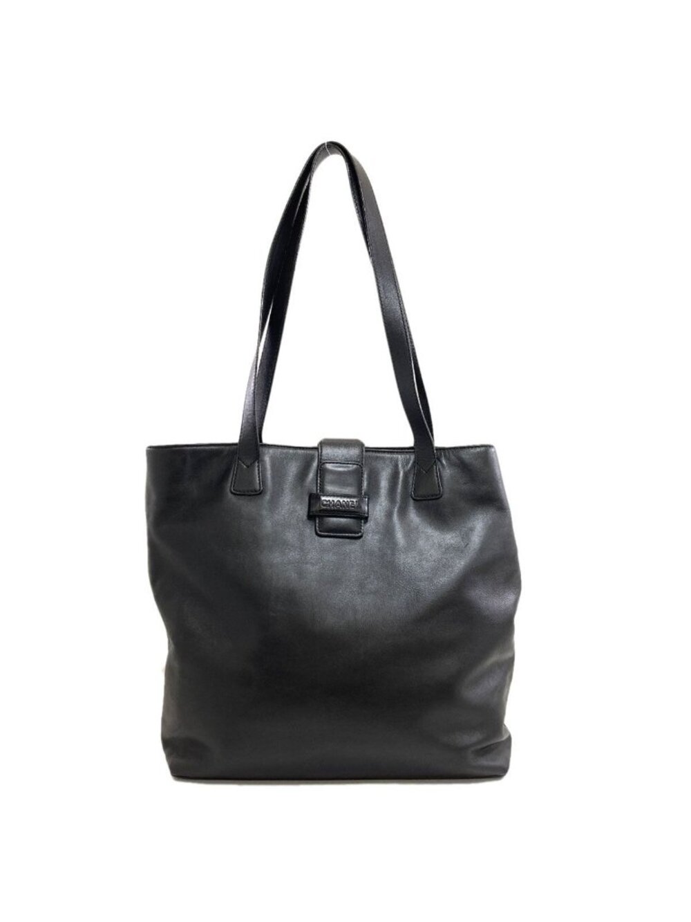Chanel Logo Tote Calf